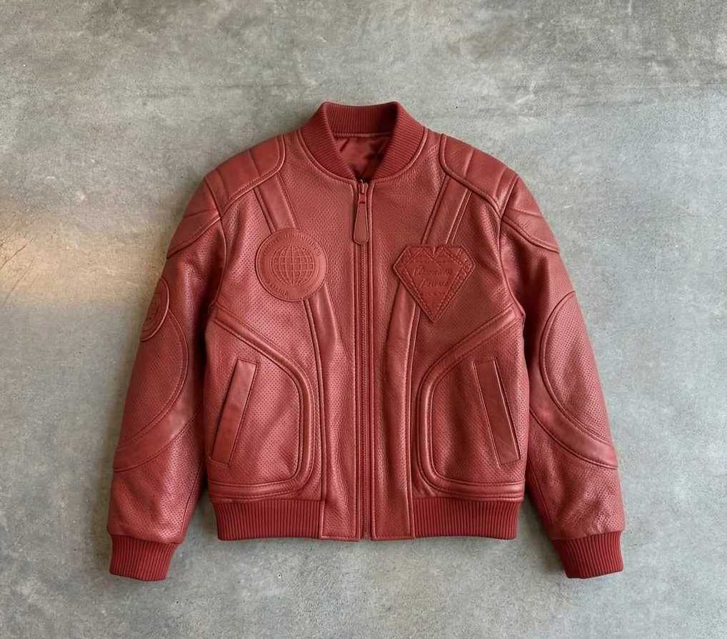 Terra Core – Embossed Leather Jacket