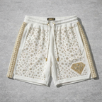Diamond League - Embellished Mesh Shorts