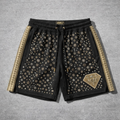 Diamond League - Embellished Mesh Shorts