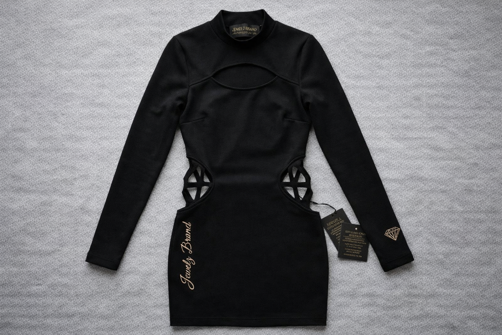 Velvet Obsession - Sculpted Cutout Dress