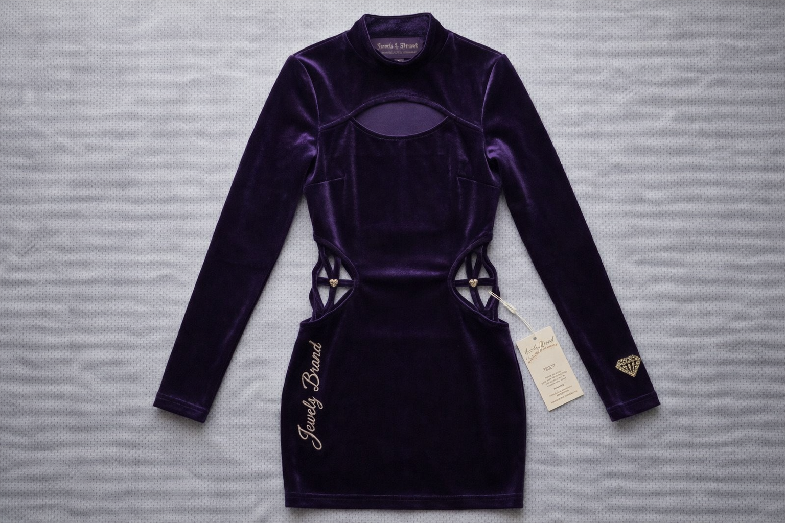Velvet Obsession - Sculpted Cutout Dress