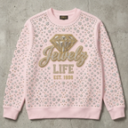 Royal Ice - Embellished Crewneck