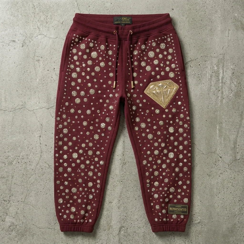 Ice Empire - Embellished Joggers