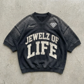 Jewelz of Life - Rhinestone Black Jersey