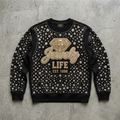 Royal Ice - Embellished Crewneck