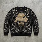 Royal Ice - Embellished Crewneck