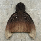 Celestial Life - Vintage Mocha Zip Hoodie