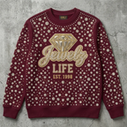 Royal Ice - Embellished Crewneck